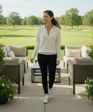 Load image into Gallery viewer, Cashmere Mix Polo Knit Sweater