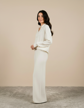 Load image into Gallery viewer, Cashmere Mix Polo Knit Sweater