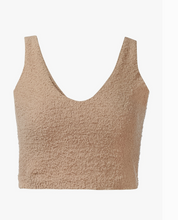 Load image into Gallery viewer, Teddy Knit Crop Top