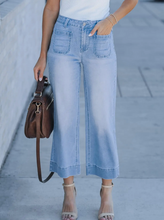Load image into Gallery viewer, Zen High-Rise Wide Leg Crop Jeans