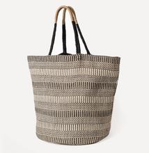 Load image into Gallery viewer, Jute Cotton Beach Tote