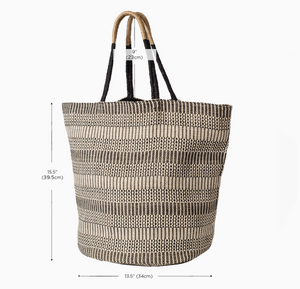 Jute Cotton Beach Tote