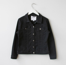 Load image into Gallery viewer, Gabriella Denim Jacket Black
