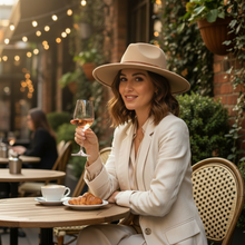 Load image into Gallery viewer, Tan + Tea Ombrè | Fashion Hat