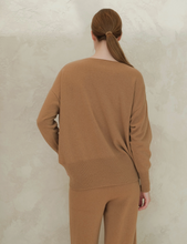 Load image into Gallery viewer, Cashmere Mix V-Neck Knit Sweater