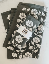 Load image into Gallery viewer, Organic Cotton Tea Towel Floral