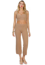 Load image into Gallery viewer, Teddy Knit Wide Leg Pants