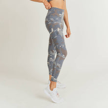 Load image into Gallery viewer, Blue Tundra Camo Cargo Hybrid High-Waisted Leggings-Poppy Street