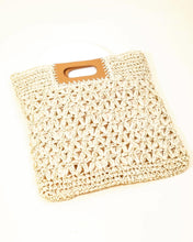 Load image into Gallery viewer, Square Straw Braided Shoulder Bag