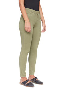 Alexa High-Rise Skinny Ankle Jeans Olive-Poppy Street