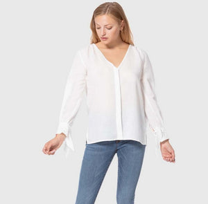 Cindy Tencel Linen Top-Poppy Street