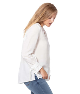 Cindy Tencel Linen Top-Poppy Street