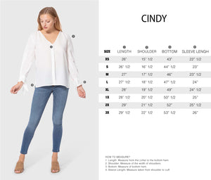 Cindy Tencel Linen Top-Poppy Street