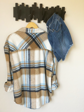 Load image into Gallery viewer, Oversize Plaid Flannel Shirt