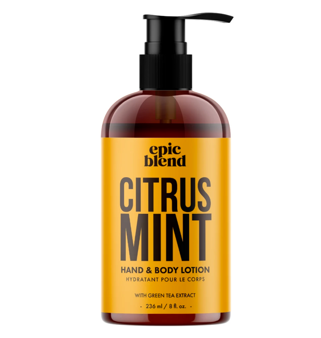 citrus mint hand and body lotion