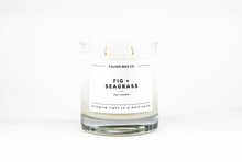 Load image into Gallery viewer, Fig + Seagrass Glass Candle Tumbler-Poppy Street