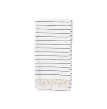 Load image into Gallery viewer, Oversized Turkish Towel Onyx - Poppy Street