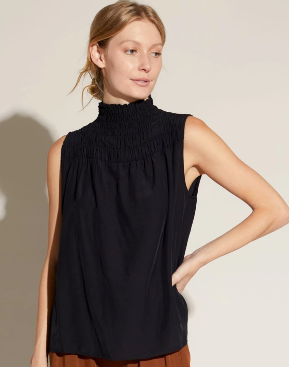 Black smock tops sales