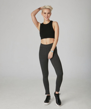 Load image into Gallery viewer, Anna Mid-Rise Pull On Skinny Ankle Pants Charcoal - Poppy Street