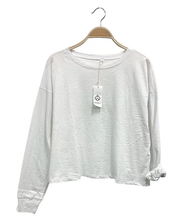 Load image into Gallery viewer, Cotton Slub Oversized Tee White-Poppy Street