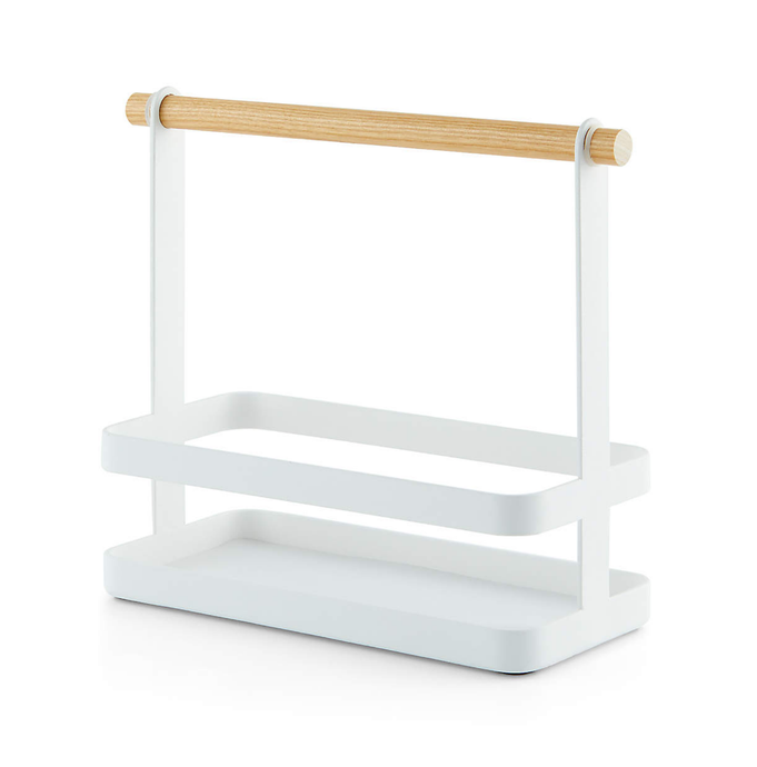 White Tosca Spice Rack-Poppy Street