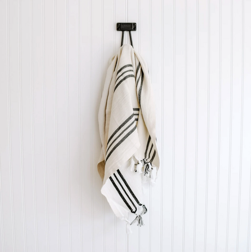 New!  Jordon Turkish Hand Towel 3 Stripes