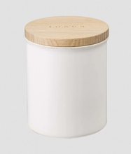 Load image into Gallery viewer, White Tosca Ceramic Canister-Poppy Street