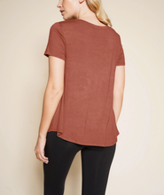 Load image into Gallery viewer, Bamboo Classic V Neck Top-Poppy Street