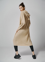 Load image into Gallery viewer, Vertical Long Wool Hoodie Sweater-Poppy Street
