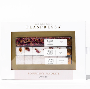 Rose + Vanilla Latte Kit Luxe Natural Sugar Cubes (as seen on GMA!)