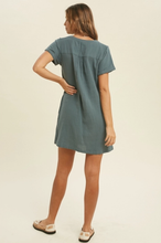 Load image into Gallery viewer, Farah Gauze Shirt Dress-Poppy Street