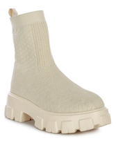 Load image into Gallery viewer, Chelsea Stretch Knit Ankle Boot