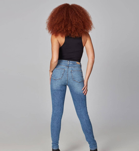 Alexa High-Rise Skinny Jeans Blue Mist