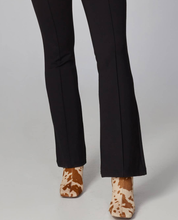 Load image into Gallery viewer, Azure High Rise Flare Ponte Pant Black