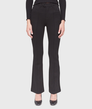 Load image into Gallery viewer, Azure High Rise Flare Ponte Pant Black